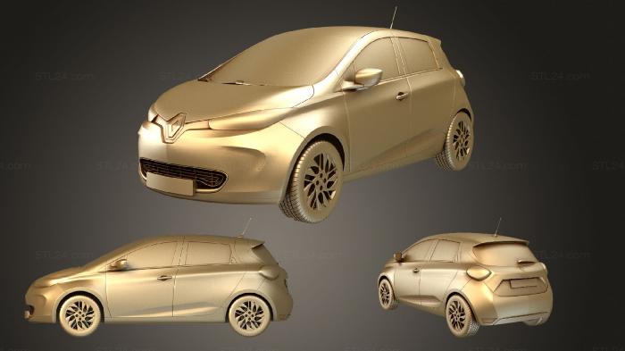 Vehicles (Renault Zoe, CARS_3275) 3D models for cnc